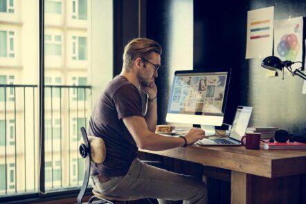 Working from home with faster internet